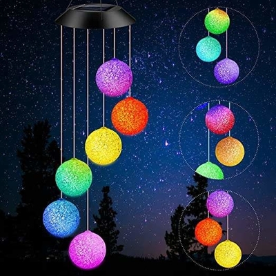 Potenza della batteria principale solare della decorazione della madre del carillon di vento della palla del regalo di Bluetooth