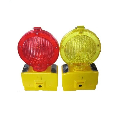 Luce di avvertimento solare tenuta in mano di traffico dell'indicatore per illuminazione istantaneo del blocco stradale