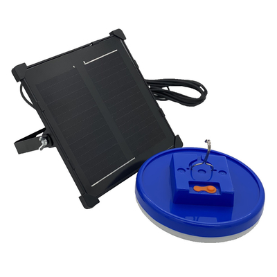 Testa solare ricaricabile del doppio del cavo del pannello solare 5m delle luci di emergenza 5V/5W