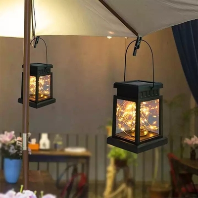 Luci all'aperto impermeabili d'attaccatura del palazzo di Garland Fairy Solar Garden Courtyard della decorazione del fiore della lampada della lanterna