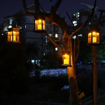 Luce d'attaccatura LED impermeabile all'aperto della candela del giardino solare senza fiamma