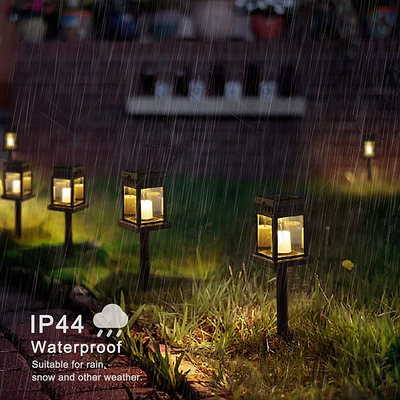 Luce d'attaccatura LED impermeabile all'aperto della candela del giardino solare senza fiamma