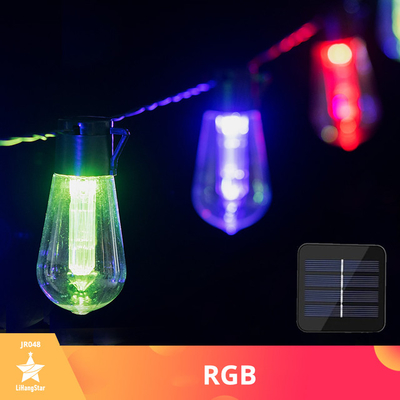 Le luci all'aperto della corda del LED con le lampadine infrangibili fanno il giardinaggio luci d'attaccatura del cortile