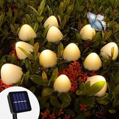 le luci alimentate solari della corda di 2700K IP55 LED/si espandono rapidamente decorazione festiva del giardino di nozze solari delle luci