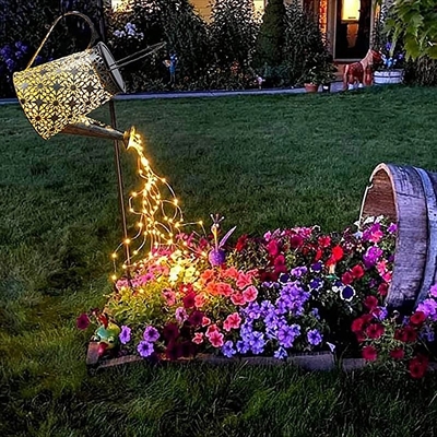 luce vuota della corda del percorso del paesaggio del giardino della luce solare del bollitore 2700K