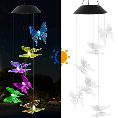 Il giardino solare di DC6V LED accende il carillon di vento del colibrì 80lm