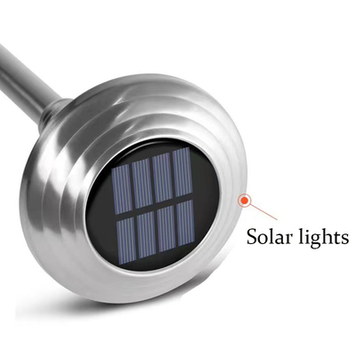 Il giardino solare all'aperto del LED accende le luci multicolori del percorso solari le più luminose 80lm