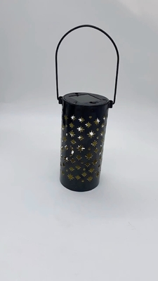 Lanterne solari della cavità del ferro per la retro decorazione leggera IP66 del percorso del terrazzo della luna esterna della stella