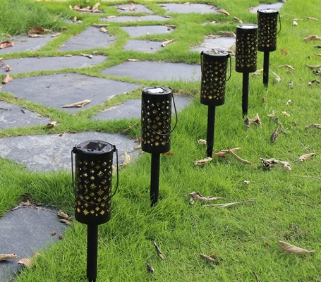 Lanterne solari della cavità del ferro per la retro decorazione leggera IP66 del percorso del terrazzo della luna esterna della stella
