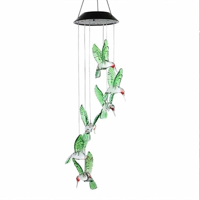 sensore solare solare 60 lm/w del carillon di vento del colibrì 2700K