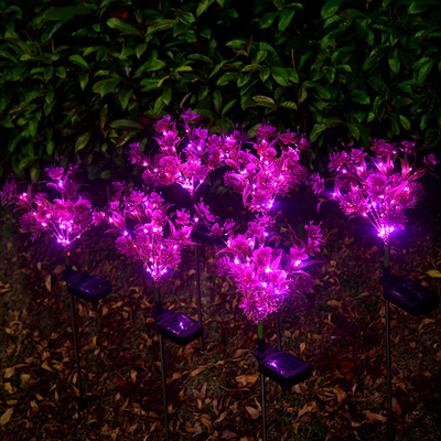 Il giardino solare di phalaenopsis LED accende i piccoli Wildflowers abbellisce la luce del prato inglese del giardino