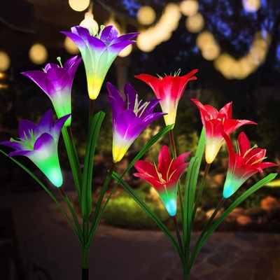 Luce solare all'aperto luci impermeabili 2700K della decorazione nozze/di Lily Lawn del cortile di RoHS