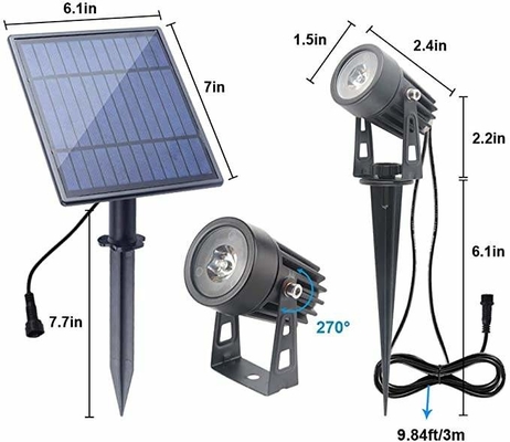 Le iluminazioni pubbliche solari commerciali abbelliscono le luci alimentate solari bianche luminose 3500K del prato inglese di RGB