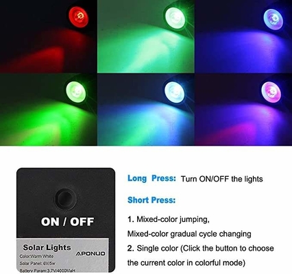 Le iluminazioni pubbliche solari commerciali abbelliscono le luci alimentate solari bianche luminose 3500K del prato inglese di RGB
