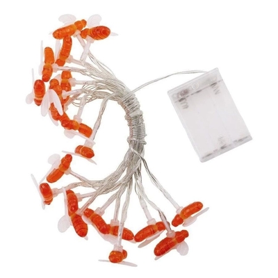 Luci leggiadramente solari alimentate solari all'aperto dell'ape delle luci della corda del LED 5M/9M