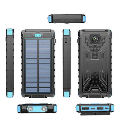 La Banca impermeabile 10000mah 280g di energia solare del telefono cellulare della luce del LED