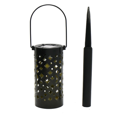 Luce solare decorativa impermeabile 6000K della cavità della luna della stella delle luci del giardino del LED