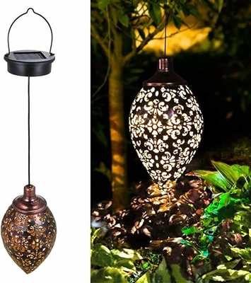 Il giardino solare di notte IP66 LED accende le lanterne 3500K di Garland Retro Solar Powered Decorative
