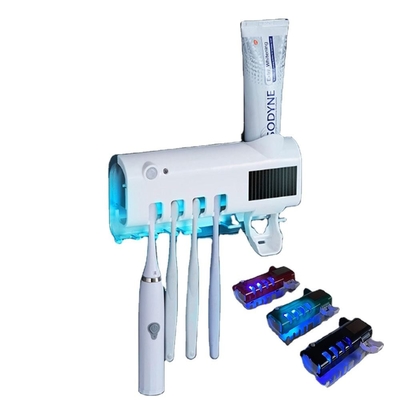 Lampada UV-C ricaricabile 1200mAh dello spazzolino da denti dello sterilizzatore dello spazzolino da denti della scatola ultravioletta del supporto