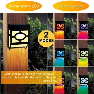 Il giardino solare di Waterproof Wall Mounted del recinto accende le luci notturne 2700K