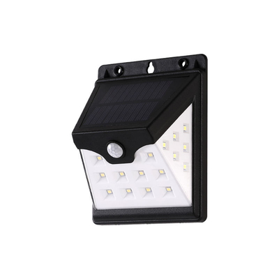 ABS alimentato solare astuto 3.7V della luce 22 LED della parete del sensore di moto LED