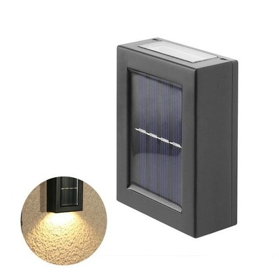 2/6LED su e giù la decorazione all'aperto alimentata solare del giardino della navata laterale della scala della luce della parete del LED