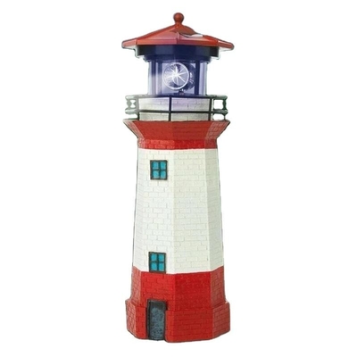Luce solare 1.2V di Solar Powered Lighthouse del recinto del giardino della luce del regalo della figurina LED
