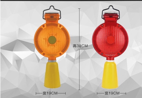Altezza principale solare 38cm del diametro 19cm della luce di segnalazione di traffico di sicurezza