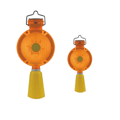 Luce leggera solare della barriera di avvertimento LED di traffico del giro impermeabile giallo rosso