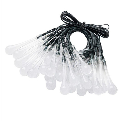 Impermeabile all'aperto solare delle luci di fatato della goccia di acqua variopinta del LED per il prato inglese 9M*60LED del giardino