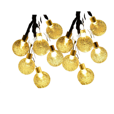 Luci alimentate solari 50LED CRI80 4.5v della corda della stella della palla della bolla