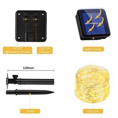 Il giardino solare di stile moderno LED accende le luci all'aperto impermeabili del festone IP65