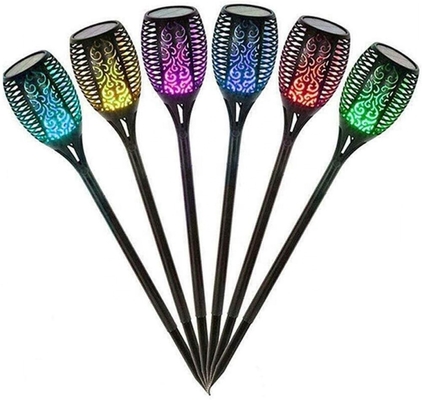 Torce alimentate solari solari delle luci di fiaccole 96pcs LED LED della fiamma del giardino all'aperto