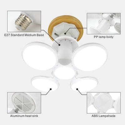 Lampada deformabile regolabile E27 40W del UFO di calcio del LED per lo studio della camera da letto