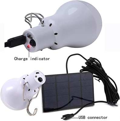 Colore bianco fresco luminoso 3W 4000 ricaricabili solari portatili di USB della lampadina di emergenza
