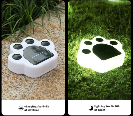 L'atmosfera solare delle luci del giardino di IP65 LED ha sepolto l'orso Paw Lamp del PVC