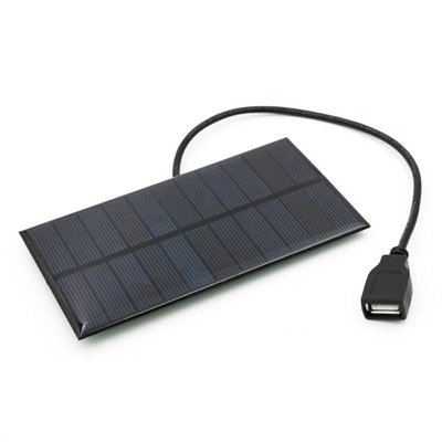 il pannello solare solare del caricatore 1.65W 76*133MM ha prodotto l'energia solare che addebita il dispositivo fatto pagare USB di campeggio all'aperto del telefono cellulare
