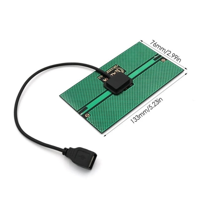il pannello solare solare del caricatore 1.65W 76*133MM ha prodotto l'energia solare che addebita il dispositivo fatto pagare USB di campeggio all'aperto del telefono cellulare