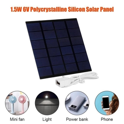 Sistema solare del caricatore DIY del pannello solare del polisiliconico per la Banca di potere del telefono