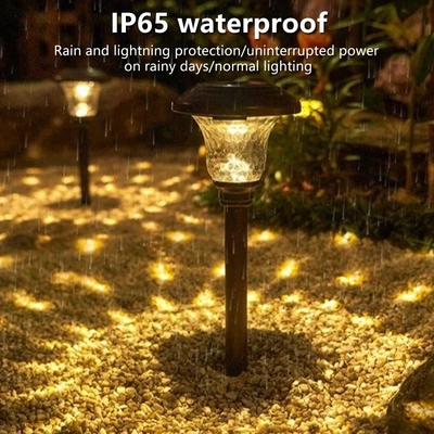 Il giardino solare del percorso all'aperto LED del cortile accende decorativo impermeabilizza