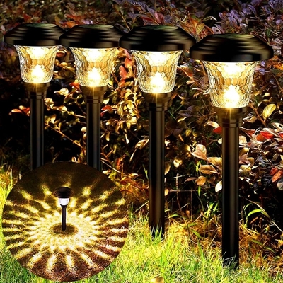 Il giardino solare del percorso all'aperto LED del cortile accende decorativo impermeabilizza