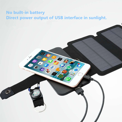 10W il pannello solare pieghevole 5V 2.1A USB i dispositivi di uscita per gli Smartphones
