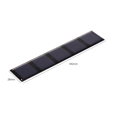 caricatore portatile all'aperto del pannello solare di 0.5W 2.5V 145*28mm per la Banca di potere