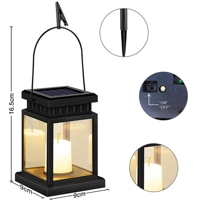 Il giardino solare del balcone LED accende l'illuminazione decorativa all'aperto della candela