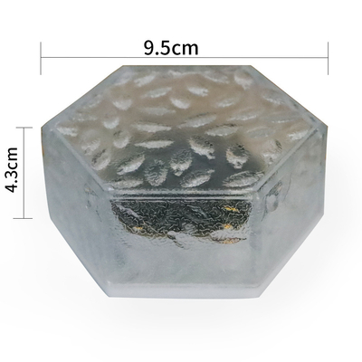 Il mattone impermeabile all'aperto solare del ghiaccio accende le luci solari sepolte esagonali decorative del percorso LED del prato inglese del cortile delle luci